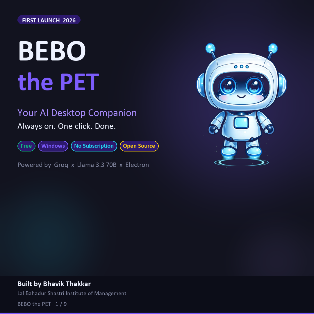 BEBO the PET overview